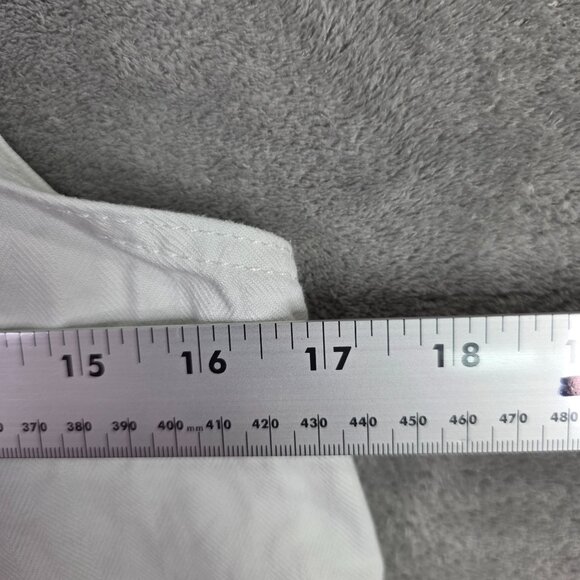 Womens Universal Thread White Denim Shortalls Romper 100% Cotton 3" Inseam 6 - Picture 6 of 9